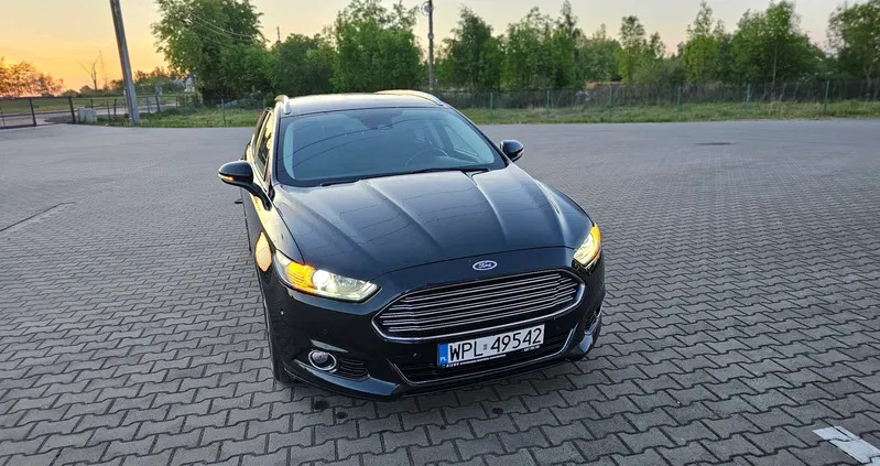 samochody osobowe Ford Mondeo cena 48000 przebieg: 208000, rok produkcji 2015 z Płock